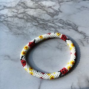 Ladybug Beaded Bracelet